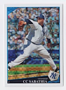 2009 TOPPS CHROME X-FRACTOR C.C. SABATHIA #49 HALL OF FAME - Picture 1 of 2