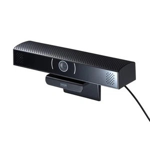 Sanwa Supply WEB camera with built-in speaker, USB A connection, 80° wide-angle - Photo 1/8