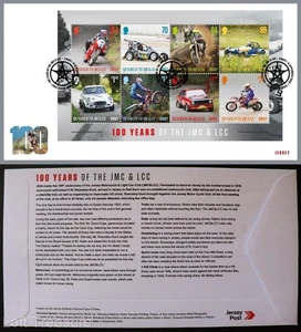 Jersey Stamps "100 Years JMC & LCC" 8 Value Souvenir Sheet First Day Cover 2020 - Picture 1 of 3