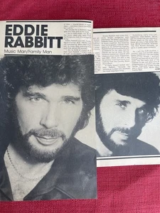 Ritagli rivista Eddie Rabbitt pinup ritagliati 1984 ritagli - Foto 1 di 4