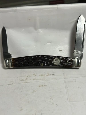 Boker Tree Brand 6598 USA 2-Blade Congress Pocket Knife Silver Step Bolsters - Image 1 of 4