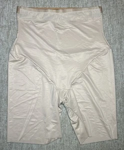 Maidenform Women's 3XL High Waist Thigh Slimmer Firm Fit Beige - Picture 1 of 5