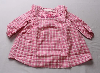 Conjunto de Vestido de Guinga Baby Gap Bebé Niña BL1 Phoebe Rosa Talla 6-12 Meses Nuevo con Etiquetas Foto 1 de 4