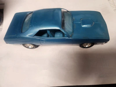Vintage  1970 Plymouth Hemi Cuda 1/25 Dealer Promo RARE Blue On Blue - Image 1 of 4