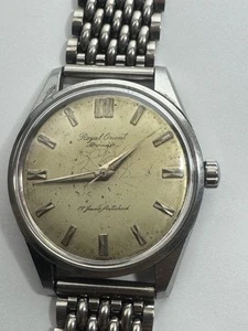 Rare Previously Owned Vintage Royal Orient Swimmer 19J Hand-Wound Watch 1960s - Picture 1 of 11