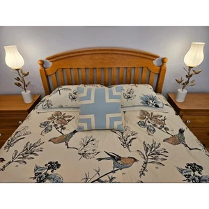 Madison Park 4 Piece Comforter Set QUINCY BEIGE Shams Pillow QUEEN Size New - Picture 1 of 3