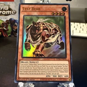YuGiOh Test Bear 1st Edition SUDA-EN018 Super Rare - MN - Picture 1 of 5
