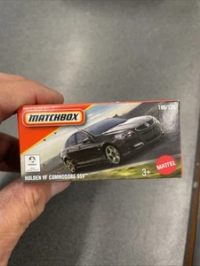 2025 MATCHBOX POWER GRABS HOLDEN VF COMMODORE SSV - BLACK - BRAND NEW - Bild 1 von 1