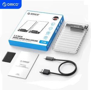 Transparent 2.5 inch USB 3.0 External Hard Drive HDD Enclosure Case SATA - Picture 1 of 48