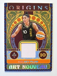 2023 Panini Origins WNBA Kelsey Plum Art Nouveau Blue Relic Card Aces 21/25 SSP! - Bild 1 von 3