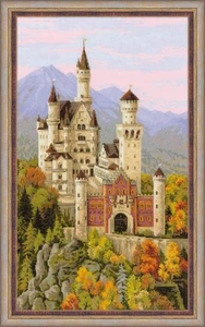 Riolis Neuschwanstein Castle Counted Cross Stitch Kit - Picture 1 of 1