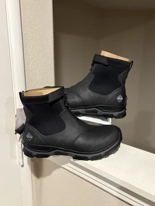NEU The Original Muck Boot Company Herren Apex Mittel Reißverschluss Stiefelette Schwarz Größe 13 - Bild 1 von 9