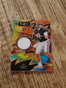 2024 Panini Select Joe Burrow Sparks Patch Tie-Dye Prizm /25 Bengals - Picture 1 of 2