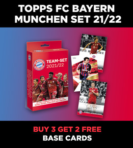TOPPS FC BAYERN MUNCHEN CURATED TEAM SET 2021/22 21/22 BASE CARDS
