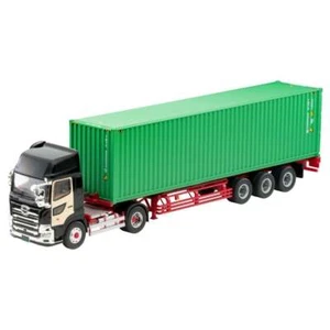 Tomytec 1/64 HINO PROFIA 40ft Marine Container Trailer Black # 4543736332534 - Picture 1 of 7