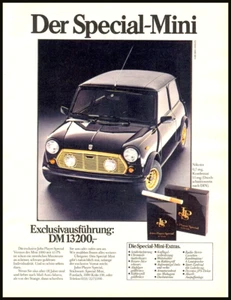 Austin Mini originale Werbung 1980   John Player Special Mini Exclusivausführung - Bild 1 von 1
