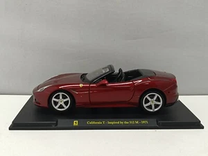 Ferrari California T Bordeaux 2014 - Burago 1:24 Usato + Basetta - Foto 1 di 17