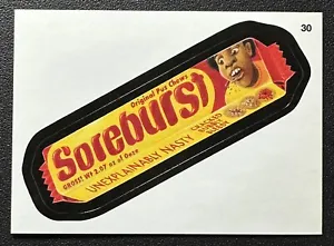 2015 Topps Wacky Packages Sticker #30 SOREBURST, Furbeast card in Toploader - Picture 1 of 6