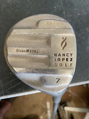 Nancy Lopez Delma Specialwood Dual Metal 7 Fairway Wood Graphite Shaft Golf Club - Image 1 of 4