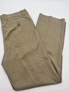 Tommy Bahama Pants Slacks Men's Beige Silk Rayon Bamboo Blend Size 34 x 32 - Picture 1 of 15
