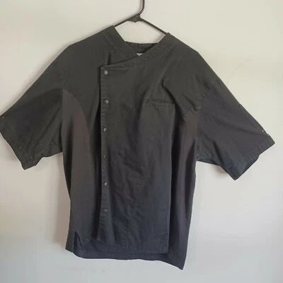 Natural Uniforms Knot Button Chef Coat with Thermometer Stain Resistant  - Image 1 of 4