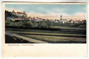 Augustusburg old view around 1900 - undivided back (Chemnitz Flöha)