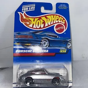 1997 Vintage Hot Wheels Collector #829 PORSCHE CARRERA Silver w/Chrome SB Spokes - Picture 1 of 2