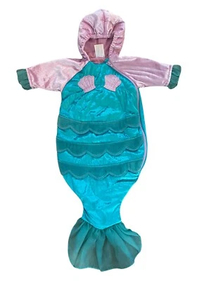 Envoltura para dormir súper suave azul marino sirena talla única 0-12 meses Foto 1 de 4