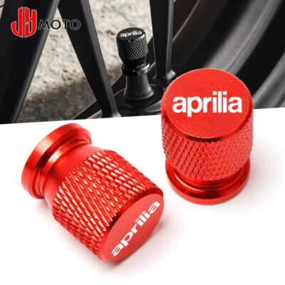 Wheel Tire Valve Stem Caps Airtight Covers For  Aprilia RSV4 RSV1000/R Caponord - Image 1 of 4