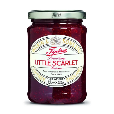 Tiptree Little Scarlet Strawberry Conserve, tarro de 12 onzas Foto 1 de 2
