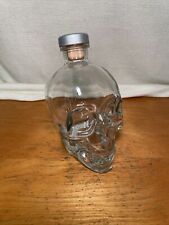 Crystal Head Vodka Clear Glass Skull Bottle EMPTY 750ML 7" H