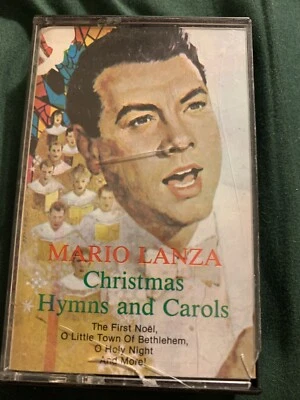 Mario Lanza Christmas Hymns and Carols Audio Cassette Tape 1985 RCA Foto 1 de 3