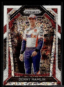 2020 PRIZM RACING WHITE SPARKLE DENNY HAMLIN - Picture 1 of 1