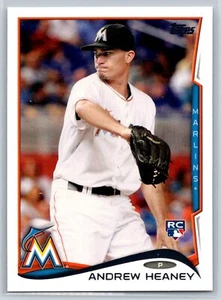 2014 Topps Update Andrew Heaney Rookie Miami Marlins RC #US-245a - Picture 1 of 2