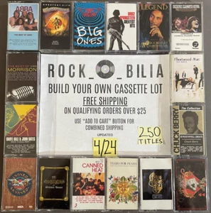 ALL GREATEST HITS BUILD YOUR LOT CASSETTE TAPES BUY $25 GET FREE SHIPPING 80S ++ - Picture 1 of 440