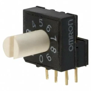 Omron A6RV-102RS dip/sip rotary switches BCD 3X3 SIDE EXT ACT qty=3 - Picture 1 of 1