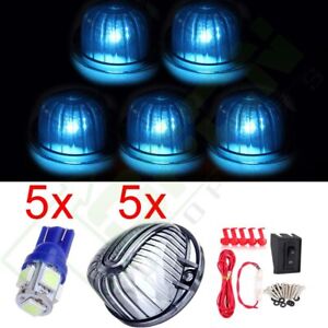 5PCS US Fast 5050 LED 9069A Cab Clearance Lamp Top Marker Lights+Set Wiring Kit