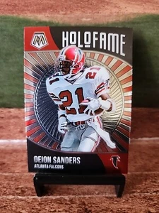 52270 2021 Panini Mosaic HoloFame #2 Deion Sanders - Picture 1 of 2