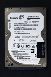Seagate 500Gb 2.5" Hard Drive ST500LM021 SATA Laptop 7mm 7.2K - Picture 1 of 1