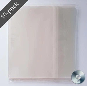 10 etui DVD: japońskie zamykane okłady na etui Amaray DVD: pokrowce ochronne - Zdjęcie 1 z 9