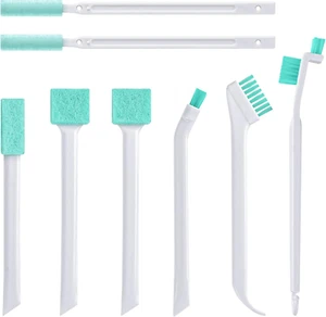 Small Cleaning Brush Tight Spaces, 8Pcs Crevice Cleaning Brushes Tool for Househ - Picture 1 of 7