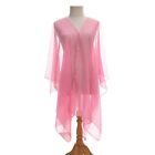 Solid Color Beach Cover Up Luxury Swimwear Kaftan Top New Poncho  Women