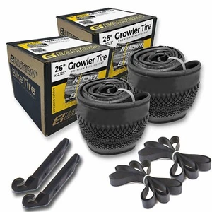 Eastern Bikes Growler 26" Tire Repair Kit Black- 2 pack high quality replacement - Picture 1 of 2
