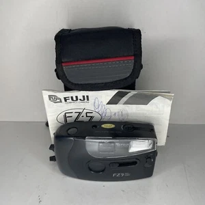 VTG Fujifilm Fuji FZ-5 Focus Free Point & Shoot 35mm Film Camera w/ Manual Case - Picture 1 of 18