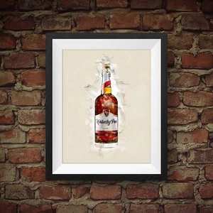 Whisky bourbon recto Kentucky Par 12 años - Decoración original de arte de pared - Imagen 1 de 2