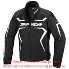 Spidi Sportmaster H2Out Black White Motorcycle Jacket - New! Free Shipping!
