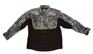 Drake Waterfowl Mens Mossy Oak Duck Blind Camouflage LS Button Down Shirt M - Picture 1 of 8