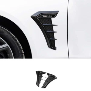 Carbon Fiber Air Flow Vent Side Fender Cover 2X For Cadillac CT4 2020-2024 - Picture 1 of 5