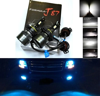LED Kit G8 100W PS24W 5202 H16 8000K Icy Blue Two Bulbs Fog Light Replace Stock - Image 1 of 4
