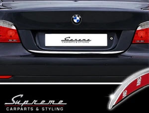 BMW 5er E60 Limousine Chrom Zierleiste 3M Tuning Heckleiste Kantenschutz - Bild 1 von 5